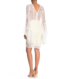 Bell Sleeve Lace Dress