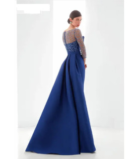 Vestido Largo Pique Royal