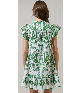 Vestido Blanco / Verde