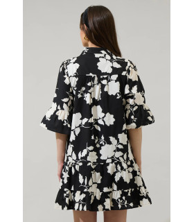Vestido Negro/Blanco