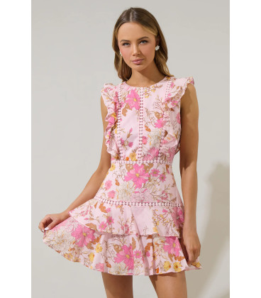 Vestido Corto Floral