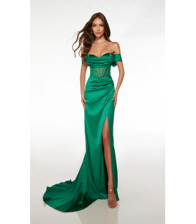Vestido Largo Verde Esmeralda