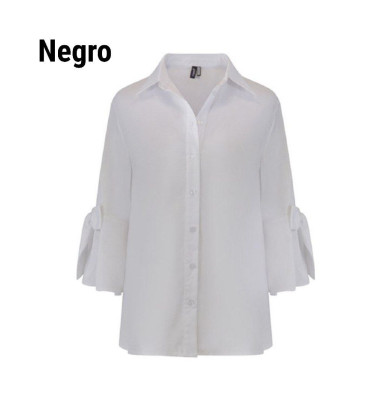 Blusa Negra Manga Larga