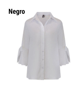 Blusa Negra Manga Larga