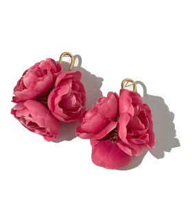 Aritos Rosados Tres Flores