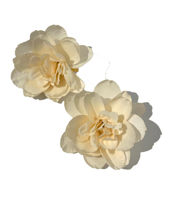 Aritos Ivory de una Flor