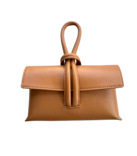 Cartera de Cuero Color Beige