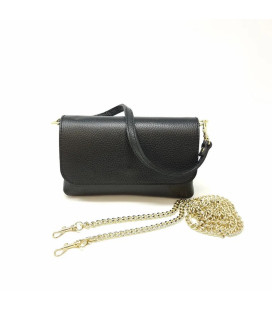 Cartera de Cuero Color Black