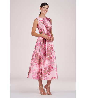 Vestido Medio Largo Rosado