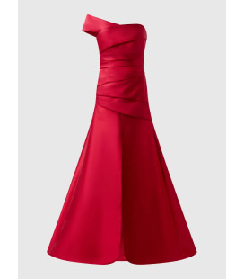 Vestido Largo Rojo Strapless