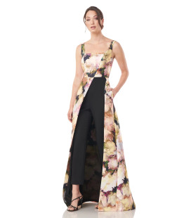 Enterizo Color Floral de Tirantes