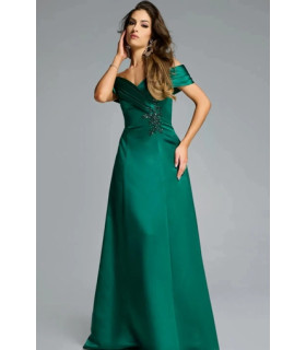 Vestido Off Sholders Color Verde