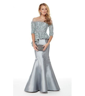 Vestido Off Sholders Blusa de Encaje