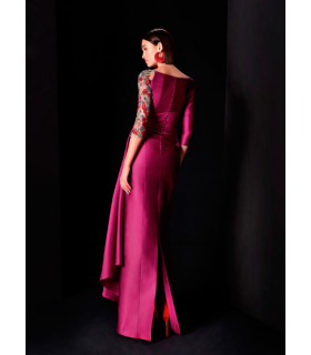 Draped V-Neckline