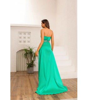 A-LINE DRESS, STRAPLESS