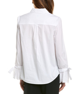 Blouse with Ruffled Cuffs