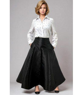 Black A-line Skirt