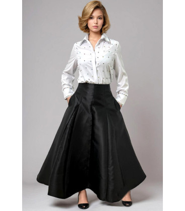 Black A-line Skirt