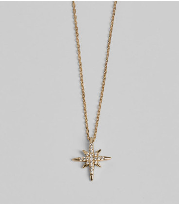 Collar de Estrella con Diamentes