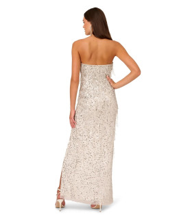 Strapless Sequin Dress