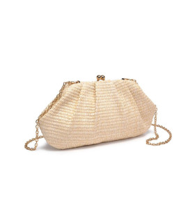 Large straw handbag