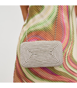 Diamond and glitter spiral bag