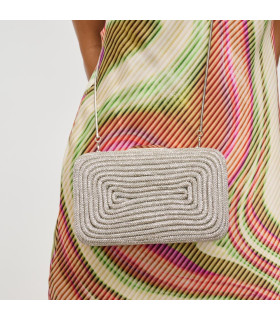 Diamond and glitter spiral bag