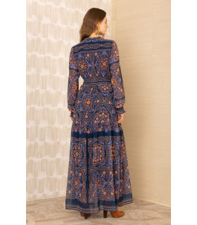Long chiffon dress