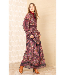 Long chiffon dress