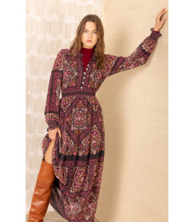 Long chiffon dress