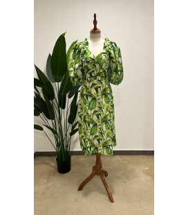 Leaf Print Dress