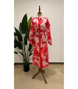 Big flower print dress