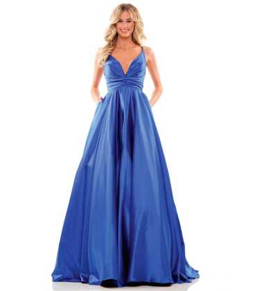 Satin Dress with Straps