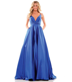 Satin Dress with Straps