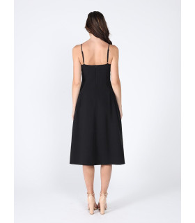 Strappy Dress with Front Choker