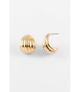 Shell design earring