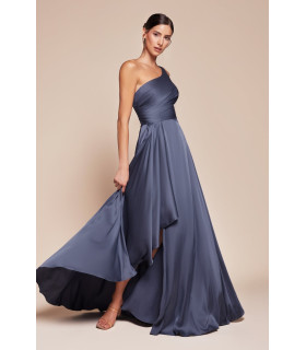 A-line dress, asymmetrical skirt