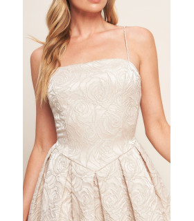 Mini dress with straps