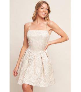 Mini dress with straps