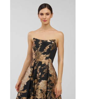 Vestido de corte A sin tirantes