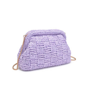 Lilac woven bag