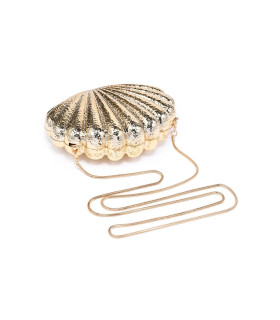 Bolso de mano en forma de concha