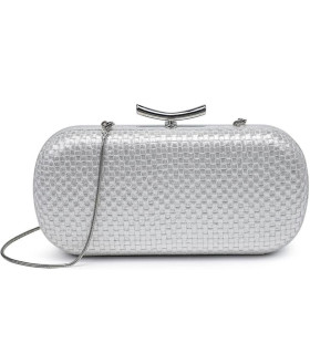 Bolso de diseño tejido con cierre superior