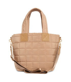 Bolso cuadrado acolchado con correa ajustable