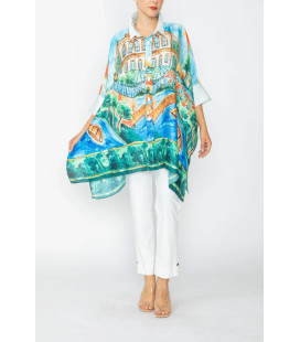 Blusa estampado multicolor