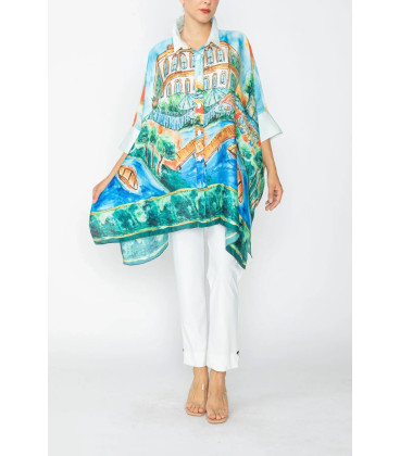 Multicolor printed blouse
