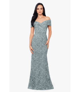 Off-the-shoulder lace dress