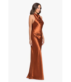 Satin Halter Dress
