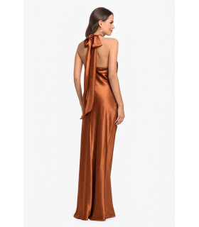 Satin Halter Dress