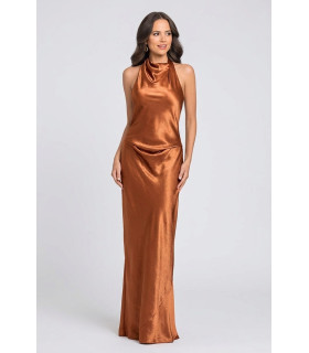 Satin Halter Dress